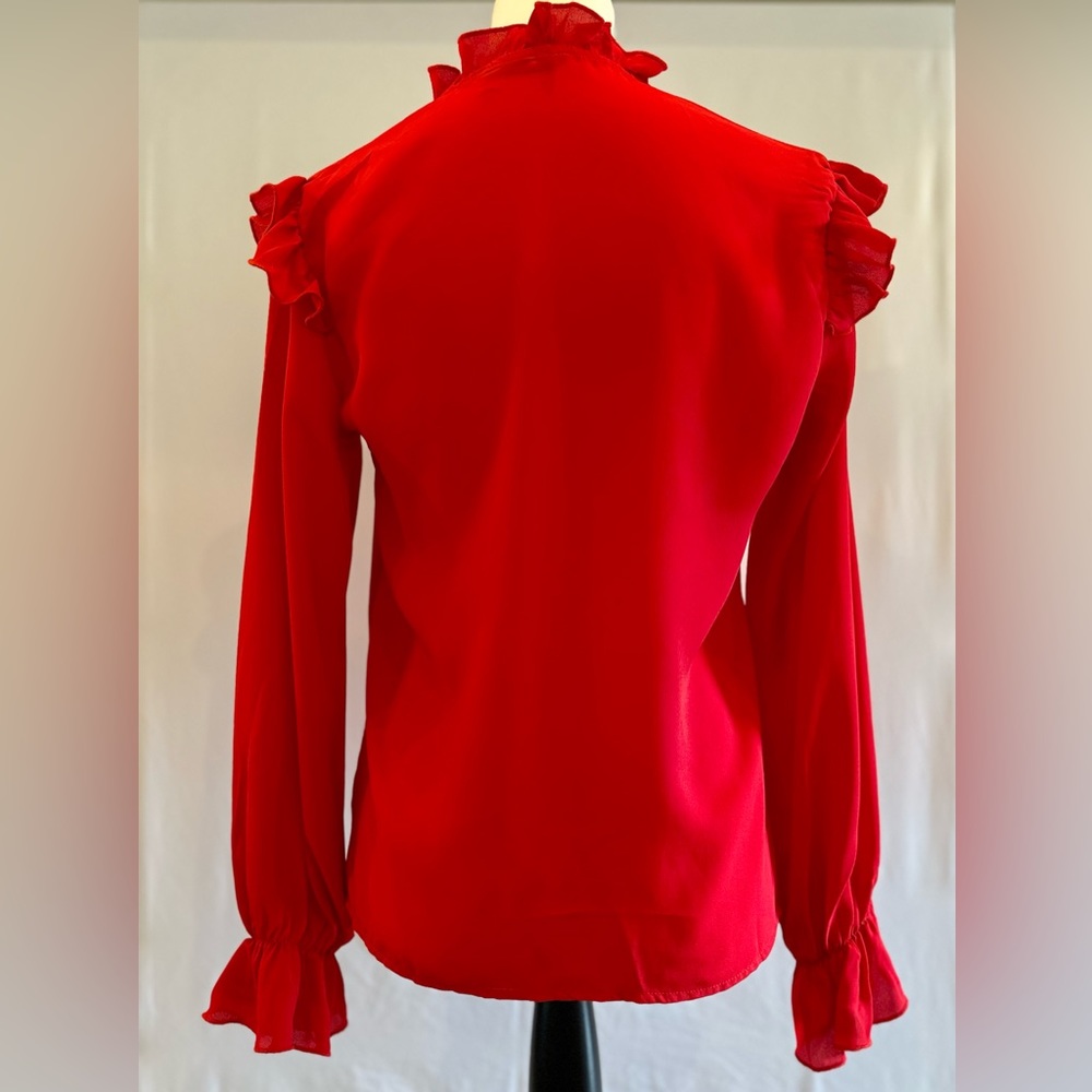 Red Blouse Small - Picture 2 of 6
